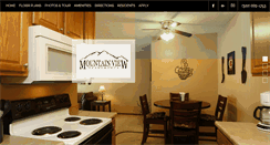 Desktop Screenshot of mountainview-apts.com