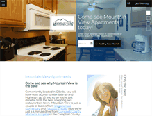 Tablet Screenshot of mountainview-apts.com